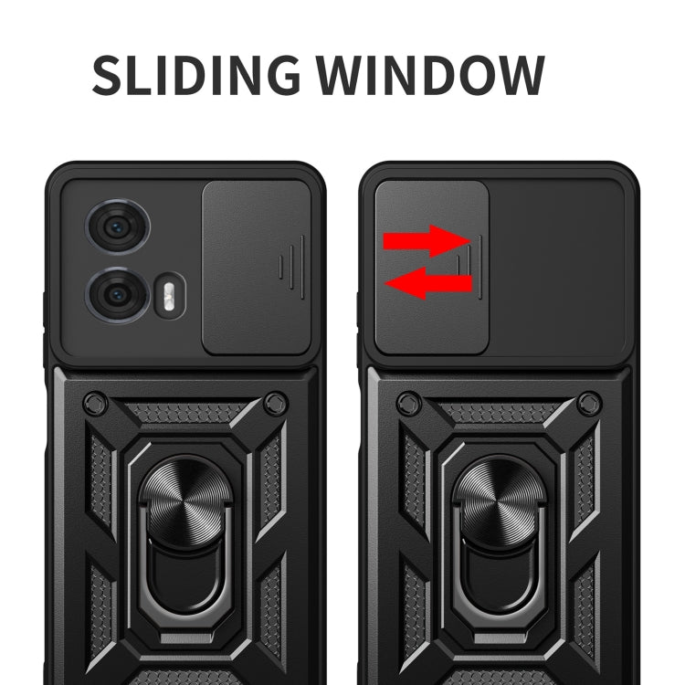 For Motorola Edge 50 Fusion Sliding Camera Cover Design TPU+PC Phone Case(Silver) - free shipping - PMC TechLife - Order now!