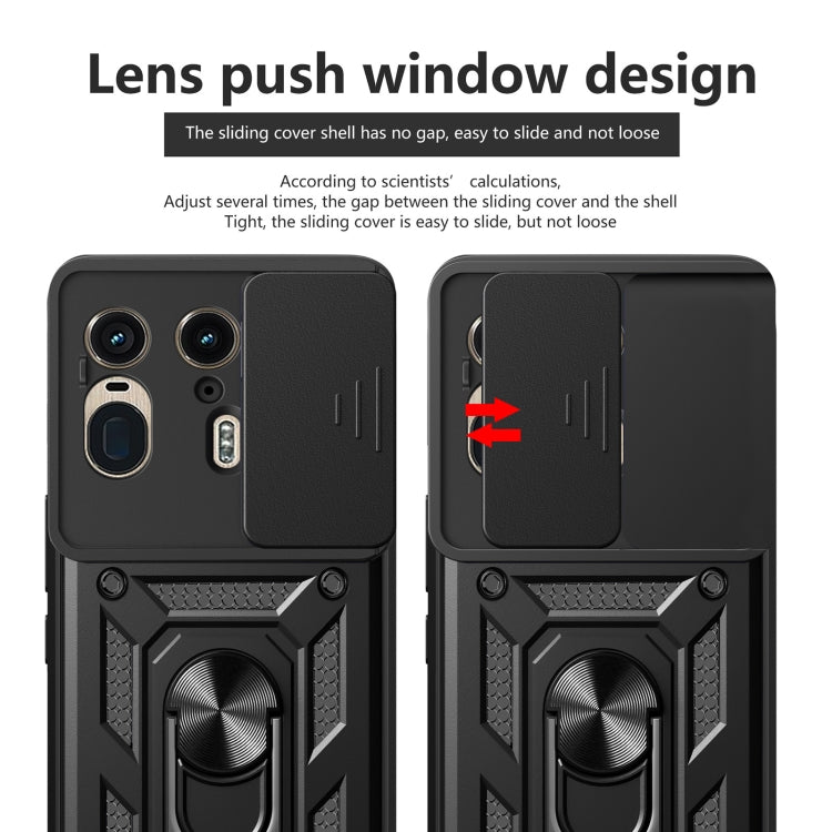 For Motorola Edge 50 Ultra Sliding Camera Cover Design TPU+PC Phone Case(Blue) - free shipping - PMC TechLife - Order now!