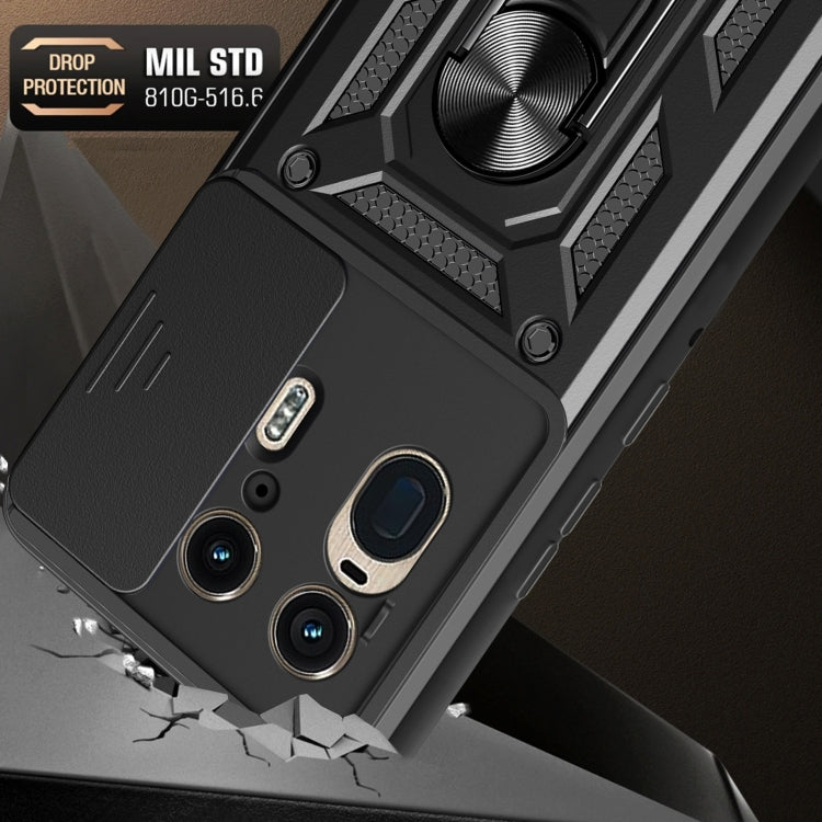 For Motorola Edge 50 Ultra Sliding Camera Cover Design TPU+PC Phone Case(Silver) - free shipping - PMC TechLife - Order now!