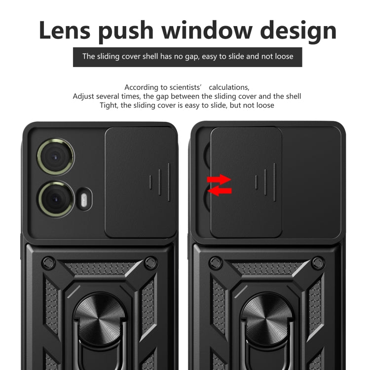 For Motorola Moto G85 / S50 Neo Sliding Camera Cover Design TPU+PC Phone Case(Rose Gold) - free shipping - PMC TechLife - Order now!