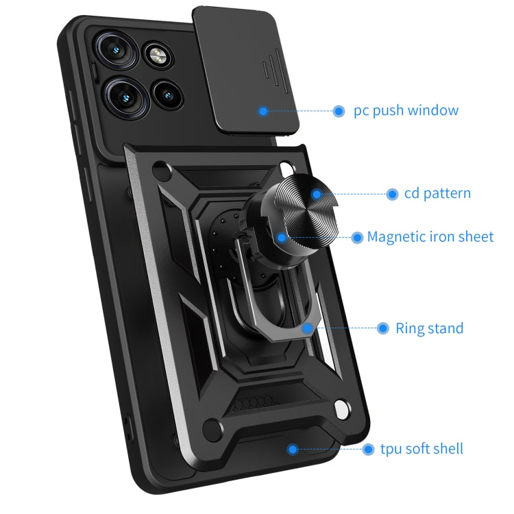 For Motorola Edge 50 Neo Sliding Camera Cover Design TPU+PC Phone Case(Mint Green) - free shipping - PMC TechLife - Order now!