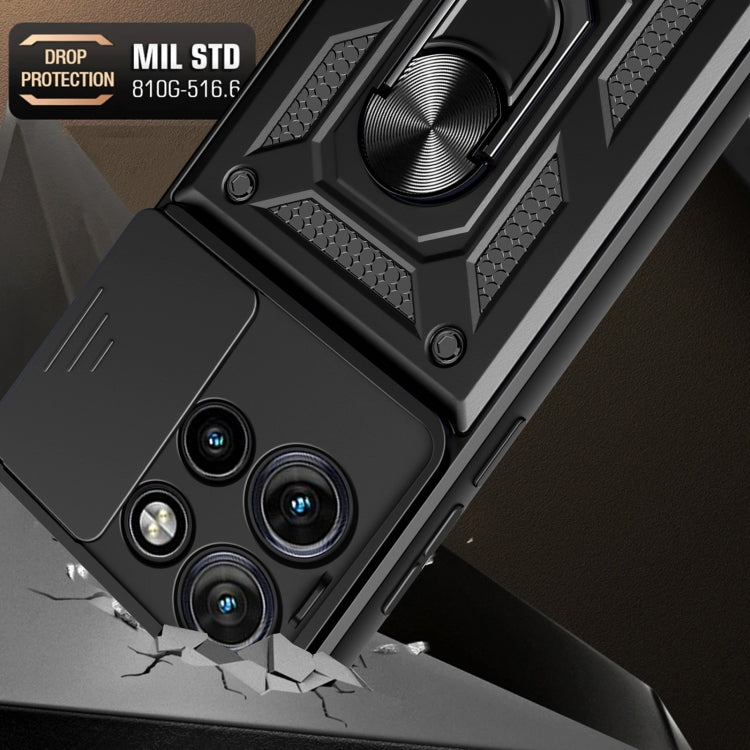 For Motorola Edge 50 Neo Sliding Camera Cover Design TPU+PC Phone Case(Gold) - free shipping - PMC TechLife - Order now!