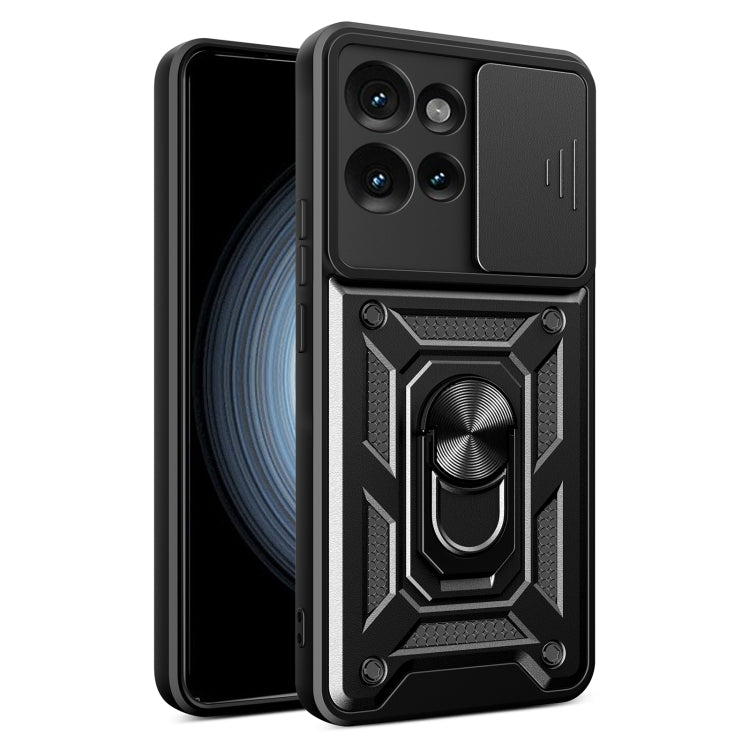 For Motorola Edge 50 5G Sliding Camera Cover Design TPU+PC Phone Case(Black) - free shipping - PMC TechLife - Order now!