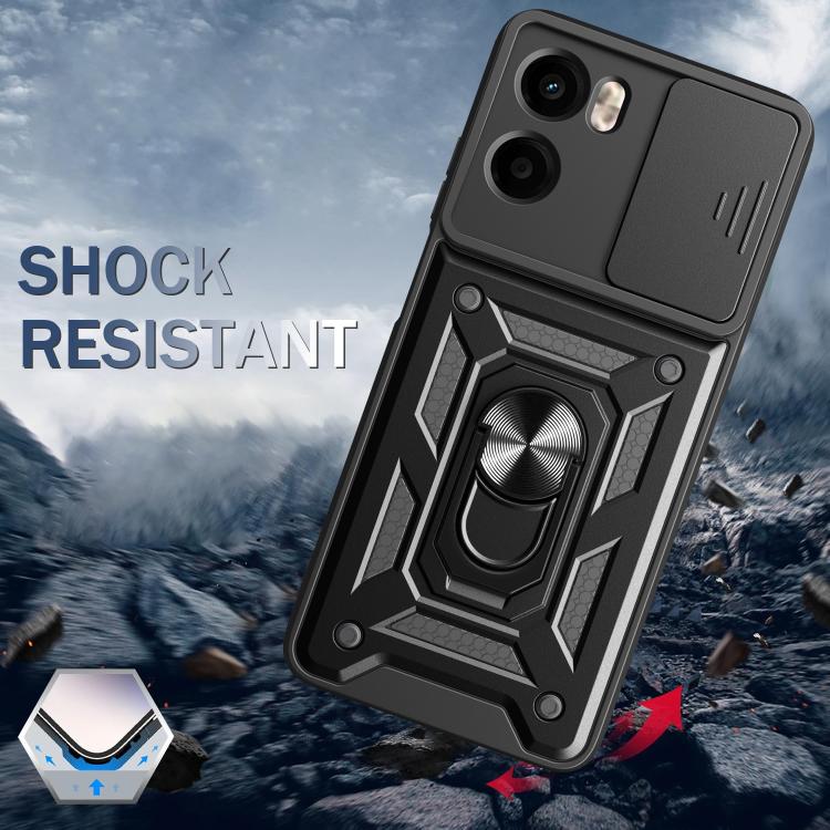 For Motorola Moto G05 Sliding Camera Cover Design TPU+PC Phone Case(Red) - free shipping - PMC TechLife - Order now!