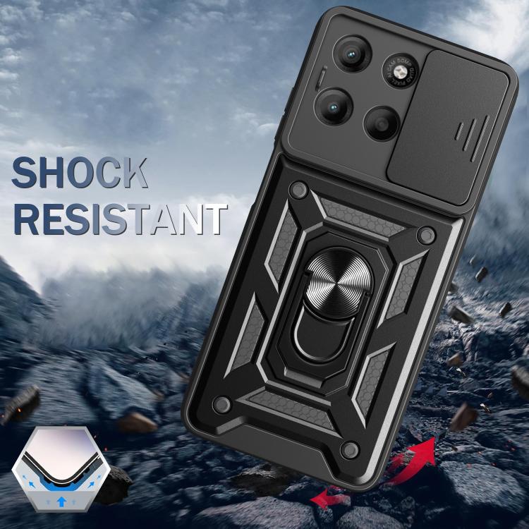 For Motorola Moto G15 Sliding Camera Cover Design TPU+PC Phone Case(Red) - free shipping - PMC TechLife - Order now!
