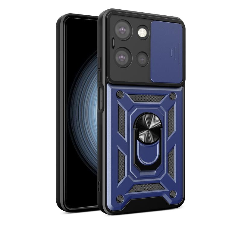 For Motorola Moto G 2025 Sliding Camera Cover Design TPU+PC Phone Case(Blue) - free shipping - PMC TechLife - Order now!