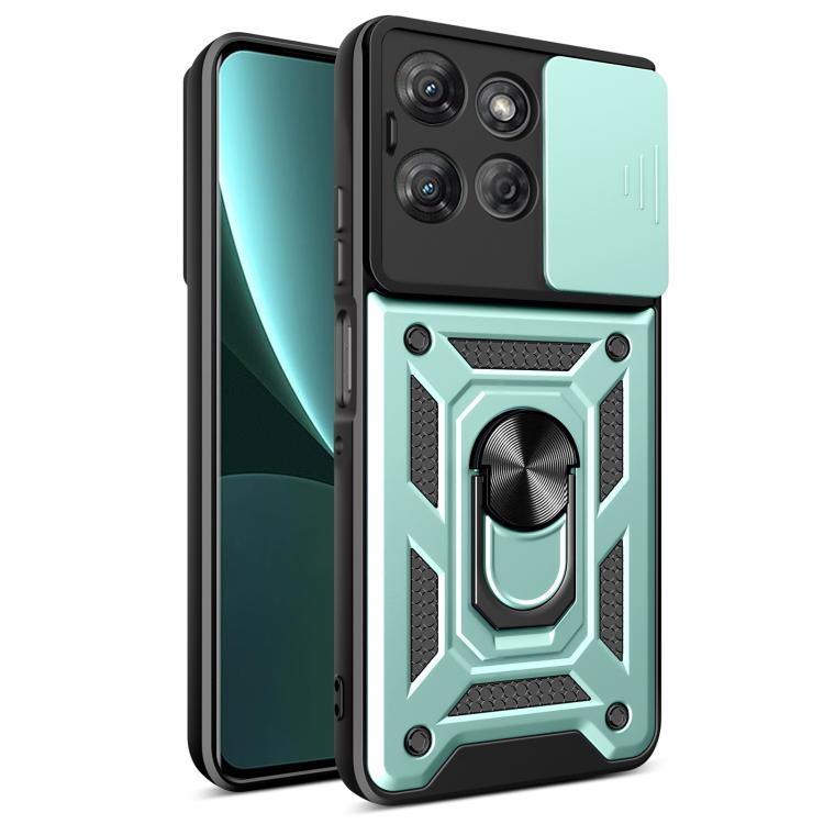 For Motorola Moto G Power 2025 Sliding Camera Cover Design TPU+PC Phone Case(Mint Green) - free shipping - PMC TechLife - Order now!