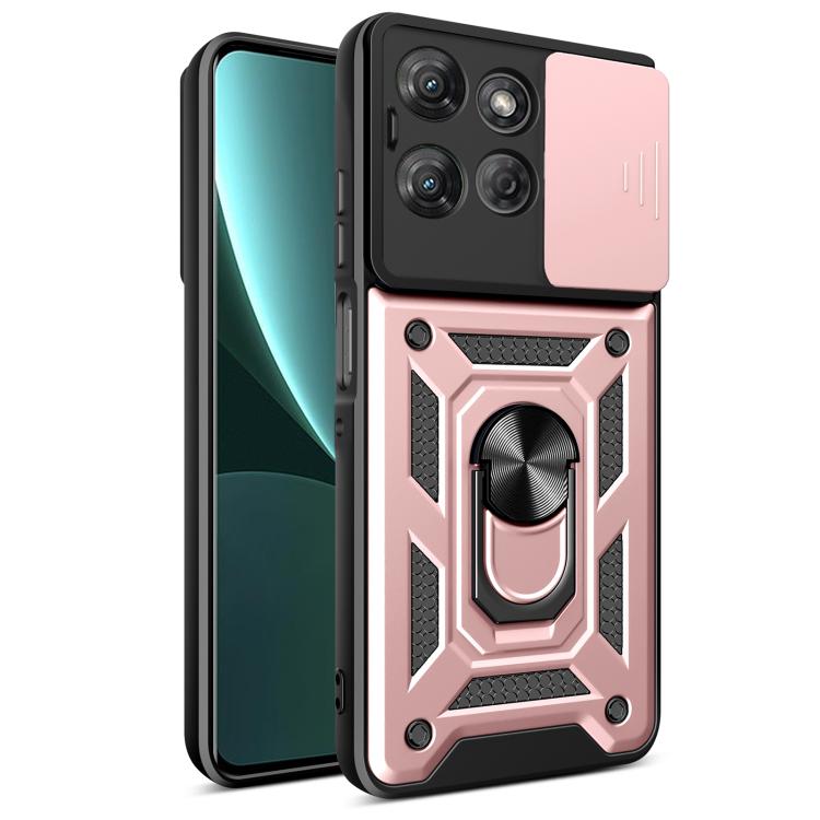 For Motorola Moto G Power 2025 Sliding Camera Cover Design TPU+PC Phone Case(Rose Gold) - free shipping - PMC TechLife - Order now!