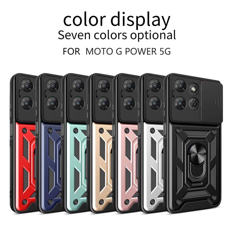 For Motorola Moto G Power 2025 Sliding Camera Cover Design TPU+PC Phone Case(Silver) - free shipping - PMC TechLife - Order now!