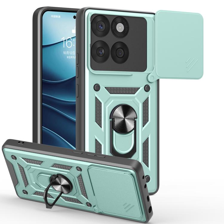 For Motorola Edge 60 Fusion Sliding Camera Cover Design TPU+PC Phone Case(Mint Green) - free shipping - PMC TechLife - Order now!