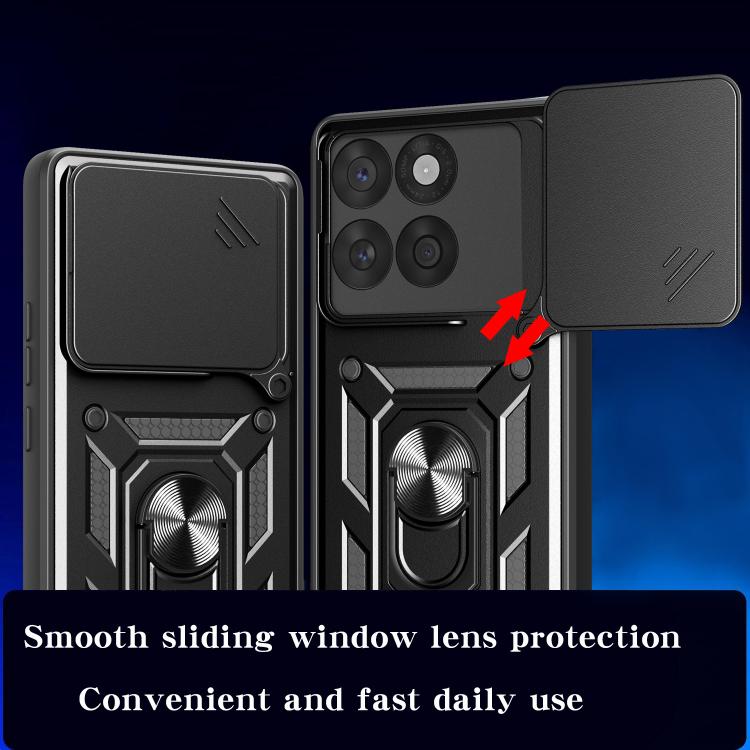 For Motorola Edge 60 Fusion Sliding Camera Cover Design TPU+PC Phone Case(Blue) - free shipping - PMC TechLife - Order now!