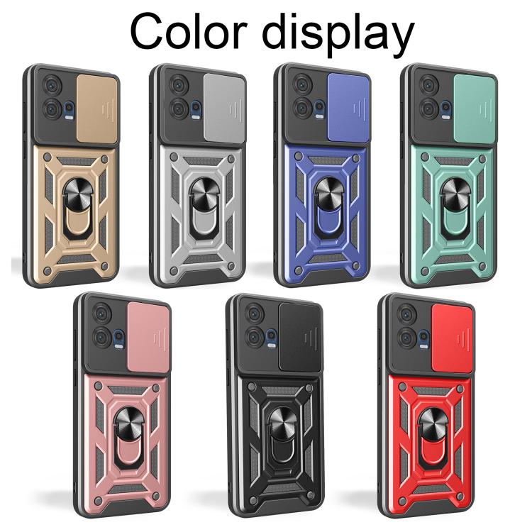 For Motorola Edge 30 Fusion Sliding Camera Cover Design TPU+PC Phone Case(Red) - free shipping - PMC TechLife - Order now!