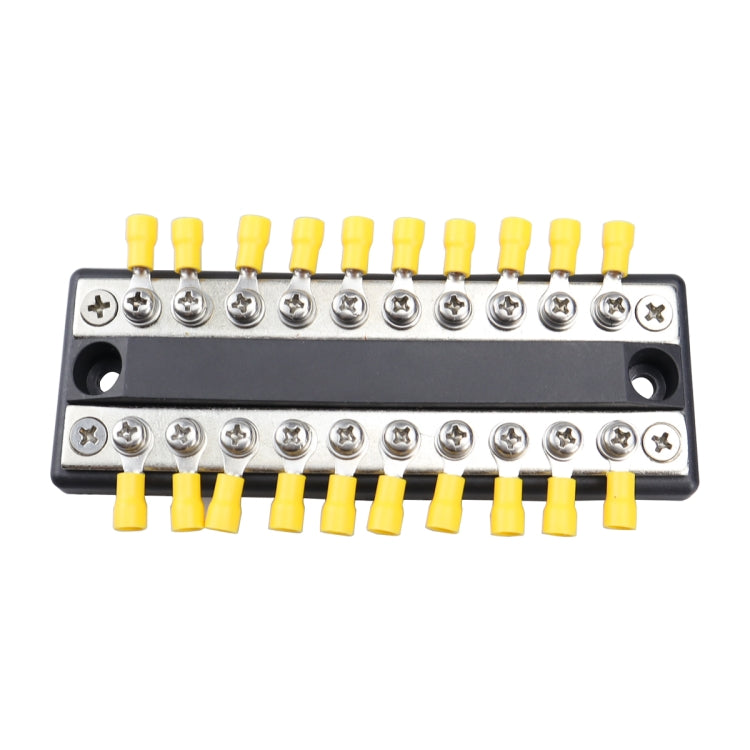 CP-4051 100A 48V RV Yacht Modified Double Row 10-way Busbar with 20pcs Terminals - Booster Cable & Clip by PMC TechLife | Online Shopping South Africa | PMC TechLife | Buy Now Pay Later Mobicred