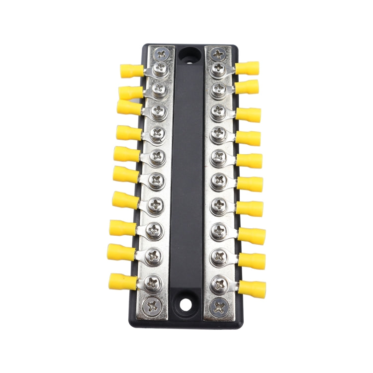 CP-4051 100A 48V RV Yacht Modified Double Row 10-way Busbar with 20pcs Terminals - Booster Cable & Clip by PMC TechLife | Online Shopping South Africa | PMC TechLife | Buy Now Pay Later Mobicred