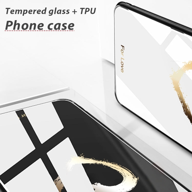 For iPhone 16 Pro Colorful Painted Glass Phone Case(Red Heart) - iPhone 16 Pro Cases by PMC TechLife | Online Shopping South Africa | PMC TechLife | Buy Now Pay Later Mobicred