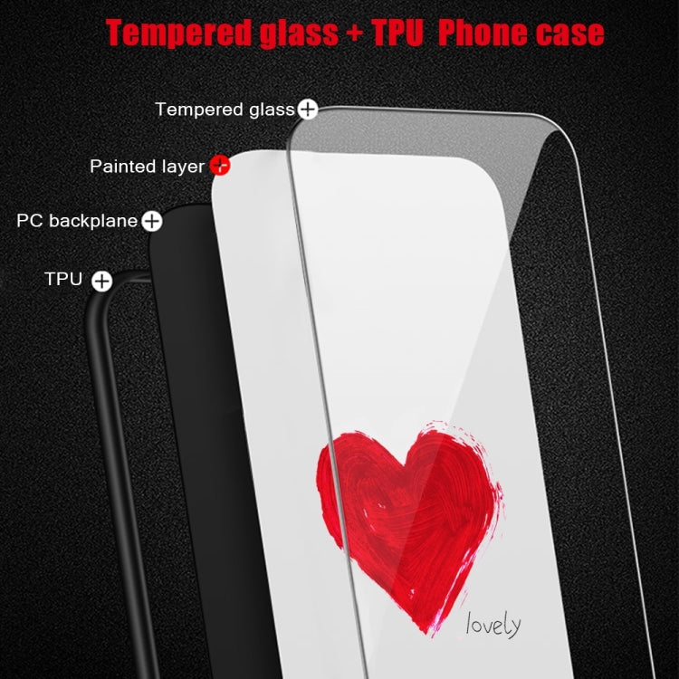 For iPhone 16 Pro Colorful Painted Glass Phone Case(Flower) - iPhone 16 Pro Cases by PMC TechLife | Online Shopping South Africa | PMC TechLife | Buy Now Pay Later Mobicred