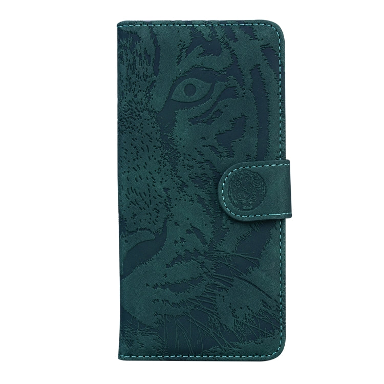 For iPhone 16e Tiger Embossing Pattern Leather Phone Case(Green) - free shipping - PMC TechLife - Order now!