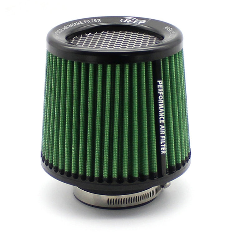 XH-UN077-079 Car High Flow Cold Cone Engine Air Intake Filter, Size:63mm(Green) - Air Intake System by PMC TechLife | Online Shopping South Africa | PMC TechLife | Buy Now Pay Later Mobicred