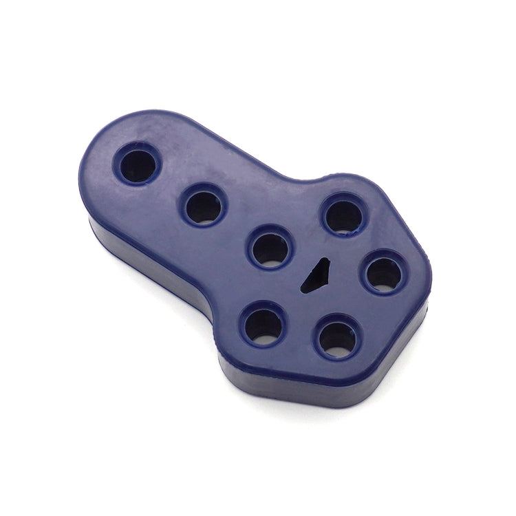 XH-6282 7 Holes Car Exhaust Hanger Bushing Muffler Rubber Insulator Mount Bracket(Blue) - Exhaust Pipes by PMC TechLife | Online Shopping South Africa | PMC TechLife | Buy Now Pay Later Mobicred