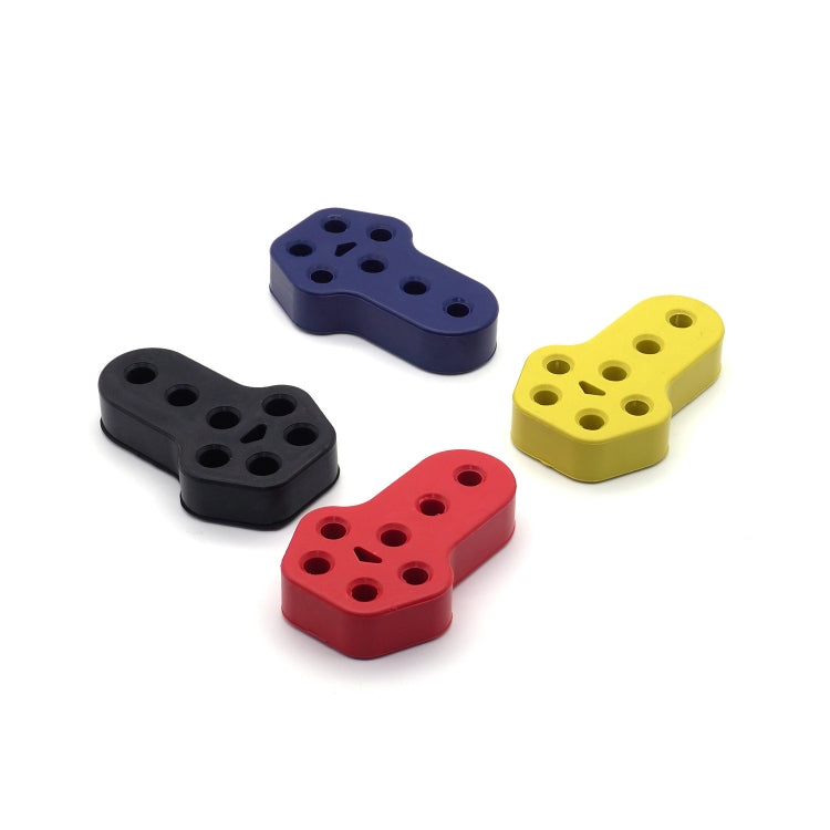 XH-6282 7 Holes Car Exhaust Hanger Bushing Muffler Rubber Insulator Mount Bracket(Yellow) - Exhaust Pipes by PMC TechLife | Online Shopping South Africa | PMC TechLife | Buy Now Pay Later Mobicred