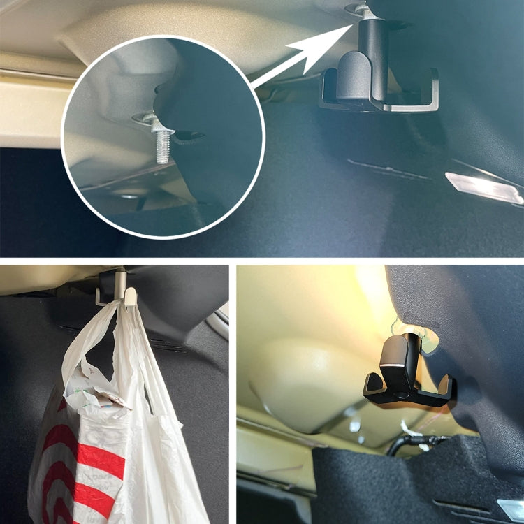 XH-6287 Car Trunk Organizer Bag Storage Aluminum Alloy Hook For Tesla Model 3 2018-2021(Silver) - Auto Fastener & Clips by PMC TechLife | Online Shopping South Africa | PMC TechLife | Buy Now Pay Later Mobicred