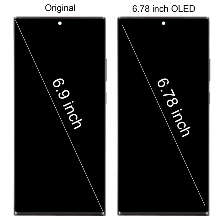For Samsung Galaxy Note20 Ultra 5G SM-N986B 6.78 inch OLED LCD Screen Digitizer Full Assembly with Frame (Gold) - free shipping - PMc TechLife - Order now!