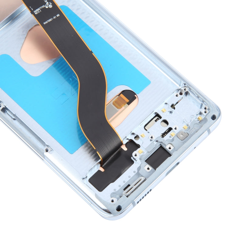 For Samsung Galaxy S20+ 4G/5G SM-G985/986 6.67 inch OLED LCD Screen Digitizer Full Assembly with Frame (Blue) - free shipping - PMc TechLife - Order now!