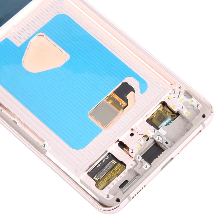 For Samsung Galaxy S21+ 5G SM-G996B 6.67 inch 6.67 inch OLED LCD Screen Digitizer Full Assembly with Frame (Gold) - free shipping - PMc TechLife - Order now!