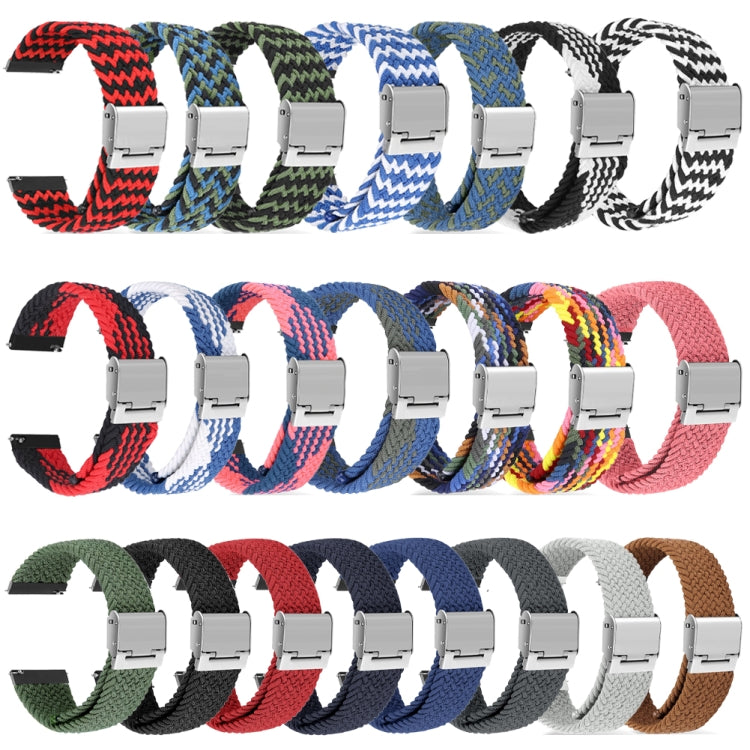 For Huawei Watch 4 / 4 Pro Nylon Braided Metal Buckle Watch Band(Red) - Watch Bands by PMC TechLife | Online Shopping South Africa | PMC TechLife | Buy Now Pay Later Mobicred