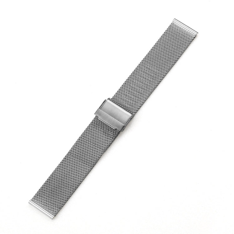 For Huawei Watch 4 / 4 Pro Milan Steel Mesh Double Buckle Watch Band(Silver) - Watch Bands by PMC TechLife | Online Shopping South Africa | PMC TechLife