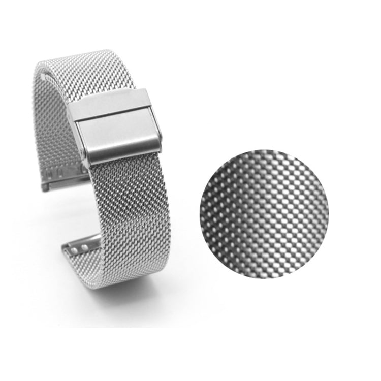 For Huawei Watch 4 / 4 Pro Milan Steel Mesh Double Buckle Watch Band(Silver) - Watch Bands by PMC TechLife | Online Shopping South Africa | PMC TechLife