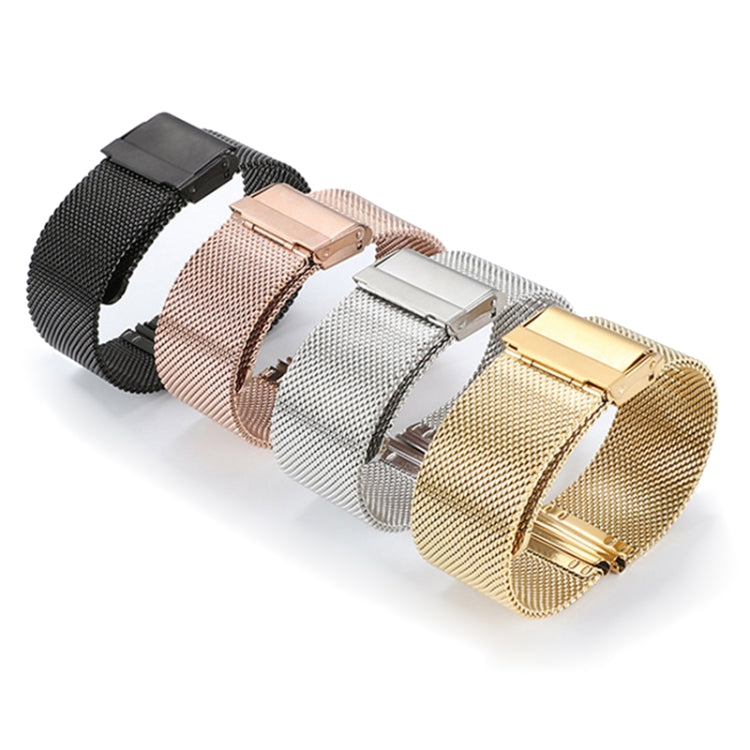 For Huawei Watch 4 / 4 Pro Milan Steel Mesh Double Buckle Watch Band(Silver) - Watch Bands by PMC TechLife | Online Shopping South Africa | PMC TechLife