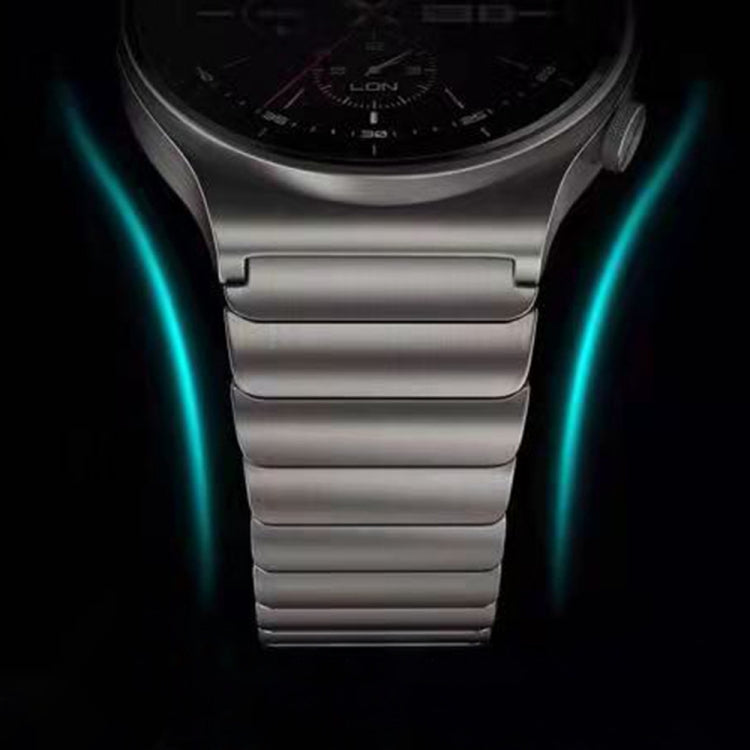 For Huawei Watch 4 / 4 Pro One Bead Stainless Steel Watch Band(Black) - Watch Bands by PMC TechLife | Online Shopping South Africa | PMC TechLife