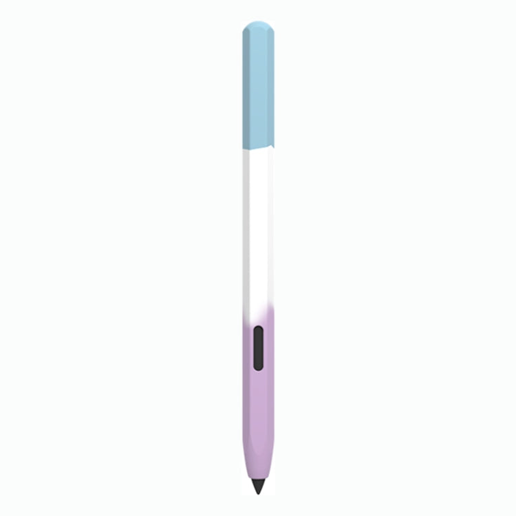 For Samsung Galaxy Tab S6 Lite LOVE MEI Rainbow Liquid Silicone Protective Pen Case(Blue) - Pencil Accessories by LOVE MEI | Online Shopping South Africa | PMC TechLife | Buy Now Pay Later Mobicred