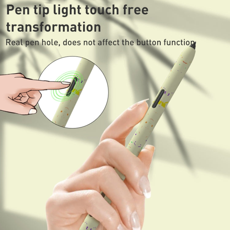 For Samsung Galaxy Tab S6 Lite LOVE MEI Luminous Silicone Protective Pen Case(Green) - Pencil Accessories by LOVE MEI | Online Shopping South Africa | PMC TechLife
