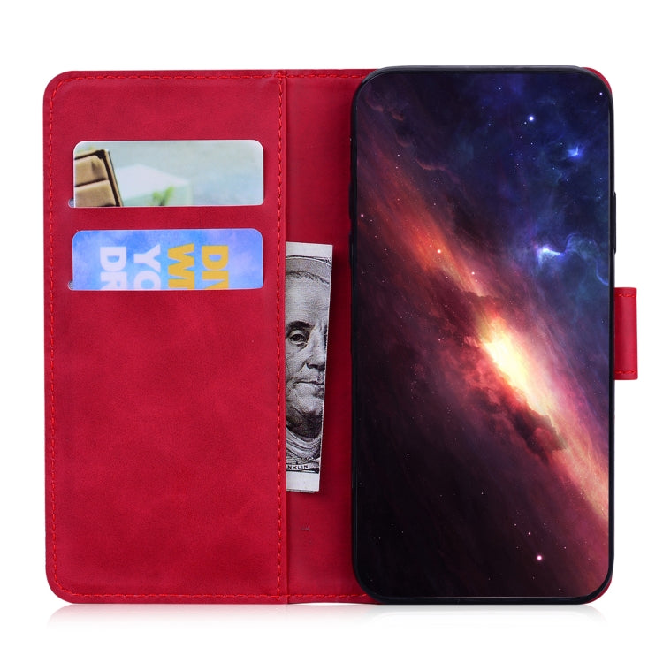 For Motorola Moto G Power 5G 2024 Skin Feel Pure Color Flip Leather Phone Case(Red) - Motorola Cases by PMC Jewellery | Online Shopping South Africa | PMC Jewellery | Buy Now Pay Later Mobicred