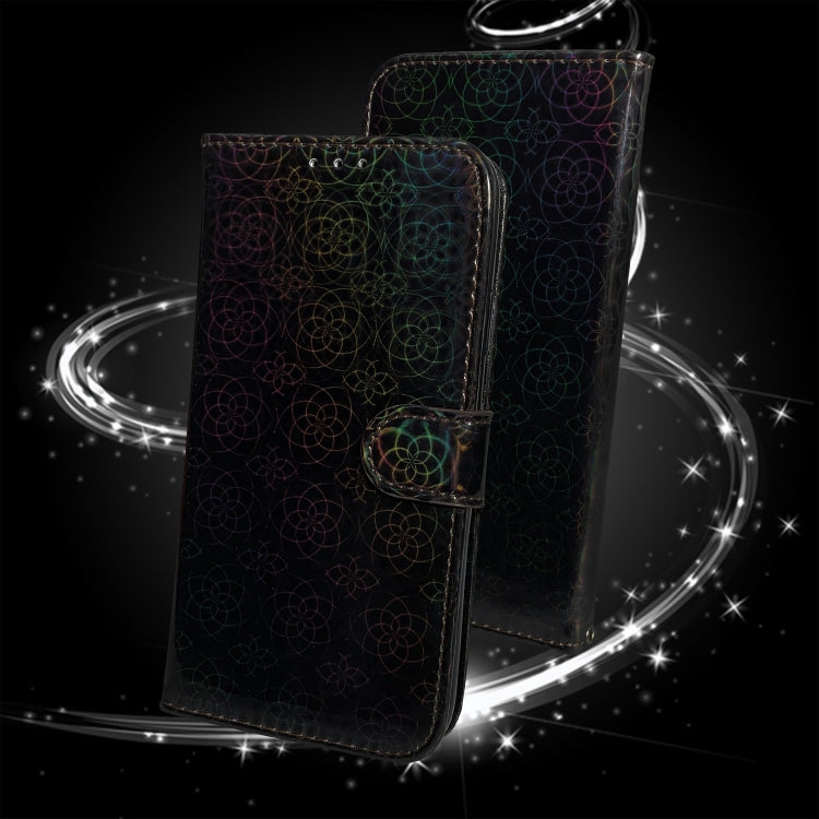 For Motorola Moto G Power 5G 2024 Colorful Magnetic Buckle Leather Phone Case(Black) - Motorola Cases by PMC Jewellery | Online Shopping South Africa | PMC Jewellery | Buy Now Pay Later Mobicred