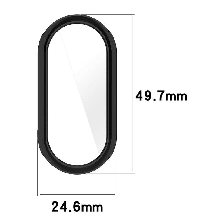 For Xiaomi Mi Band 8 Full Coverage TPU Electroplating Watch Protective Case(Silver) - Watch Cases by PMC TechLife | Online Shopping South Africa | PMC TechLife