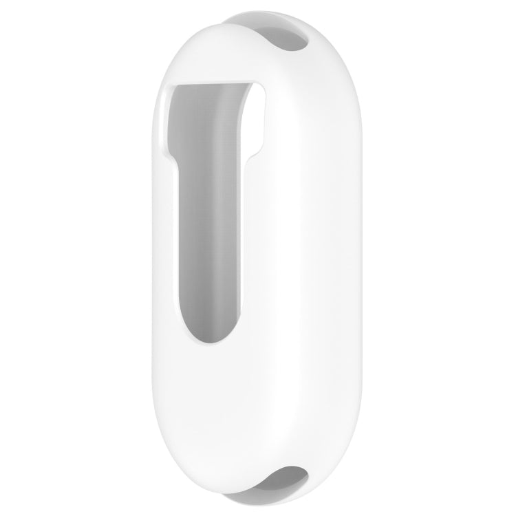For Xiaomi Mi Band 8 Pure Color Silicone Watch Protective Case(White) - Watch Cases by PMC TechLife | Online Shopping South Africa | PMC TechLife