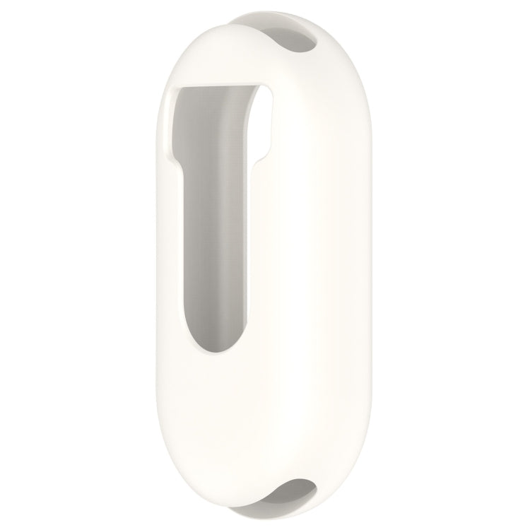 For Xiaomi Mi Band 8 Pure Color Silicone Watch Protective Case(Official White) - Watch Cases by PMC TechLife | Online Shopping South Africa | PMC TechLife