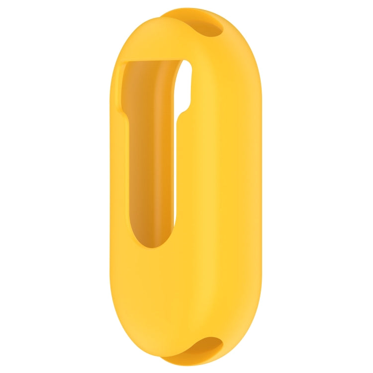 For Xiaomi Mi Band 8 Pure Color Silicone Watch Protective Case(Yellow) - Watch Cases by PMC TechLife | Online Shopping South Africa | PMC TechLife