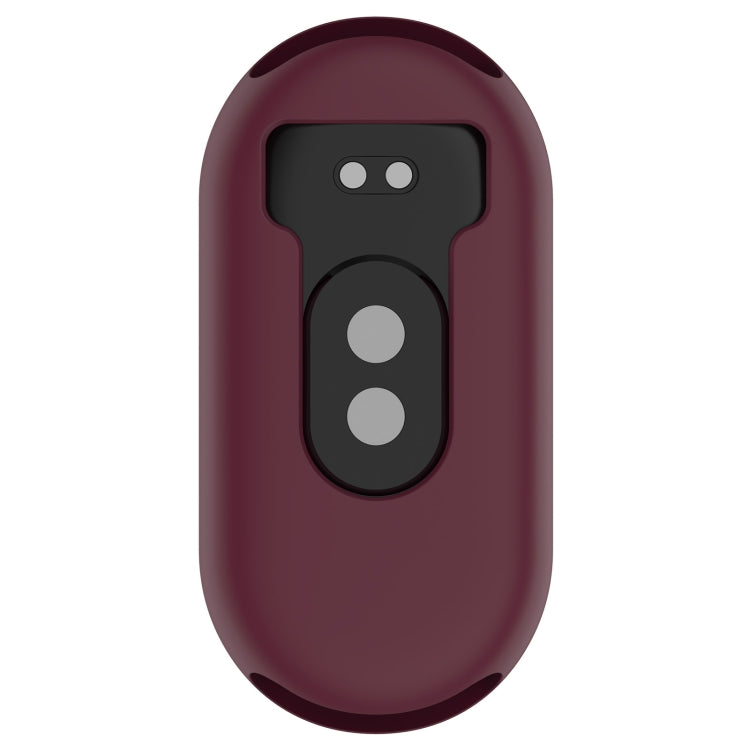 For Xiaomi Mi Band 8 Pure Color Silicone Watch Protective Case(Wine Red) - Watch Cases by PMC TechLife | Online Shopping South Africa | PMC TechLife