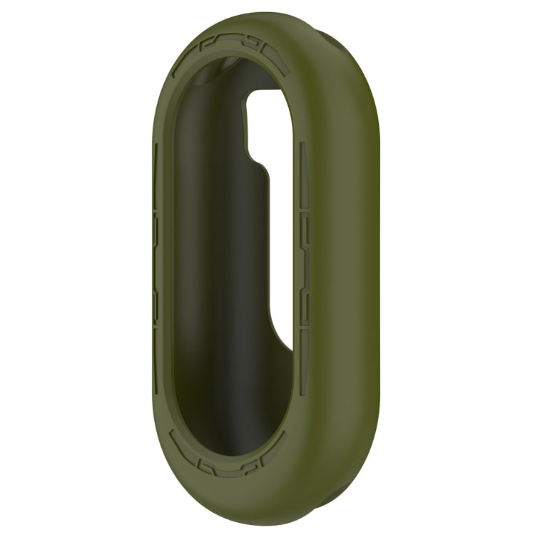 For Xiaomi Mi Band 8 Pure Color Silicone Watch Protective Case(Army Green) - Watch Cases by PMC TechLife | Online Shopping South Africa | PMC TechLife