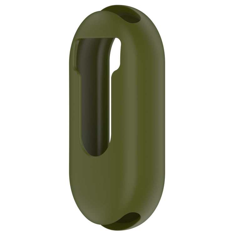 For Xiaomi Mi Band 8 Pure Color Silicone Watch Protective Case(Army Green) - Watch Cases by PMC TechLife | Online Shopping South Africa | PMC TechLife