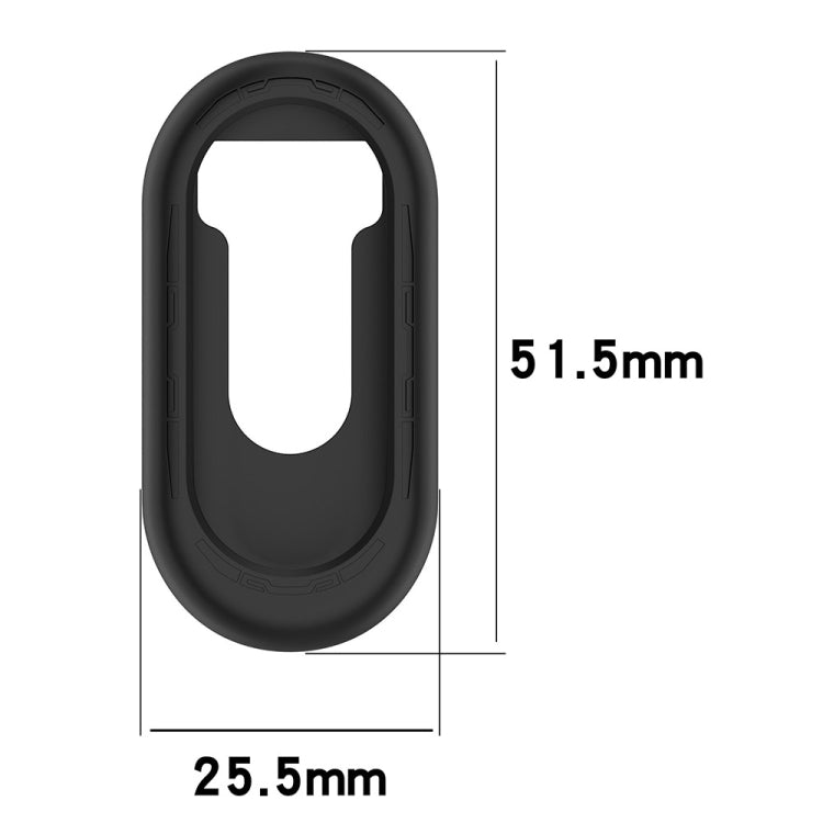 For Xiaomi Mi Band 8 Pure Color Silicone Watch Protective Case(Purple) - Watch Cases by PMC TechLife | Online Shopping South Africa | PMC TechLife