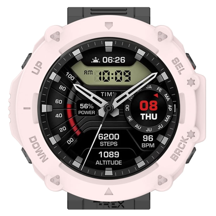 For Amazfit T-Rex Ultra Armor Hollow Watch Protective Case(Light Pink) - free shipping - PMC Jewellery - Order now!
