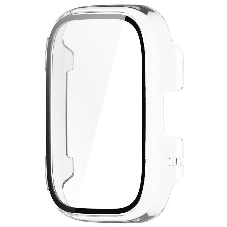 For Redmi Watch 3 Lite PC + Tempered Film Integrated Watch Protective Case(Transparent) - Watch Cases by PMC TechLife | Online Shopping South Africa | PMC TechLife | Buy Now Pay Later Mobicred