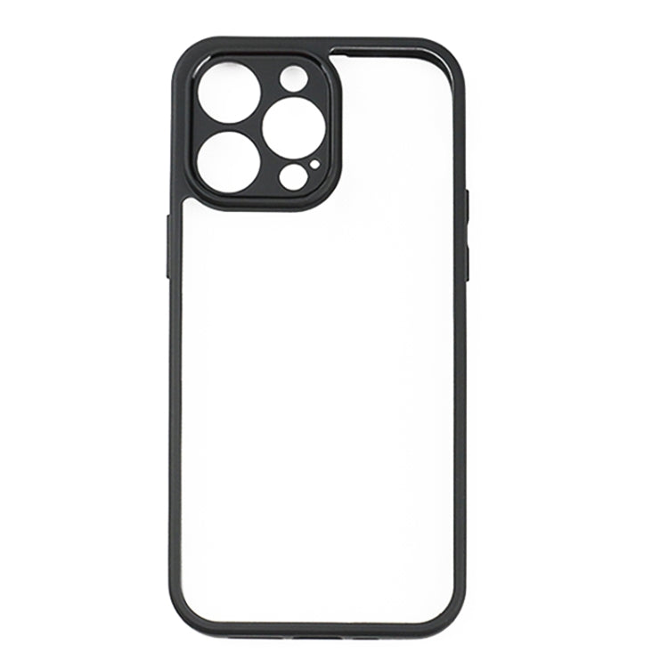 For iPhone 12 Pro Frosted TPU + Transparent PC Phone Case(Black) - free shipping - PMC TechLife - Order now!