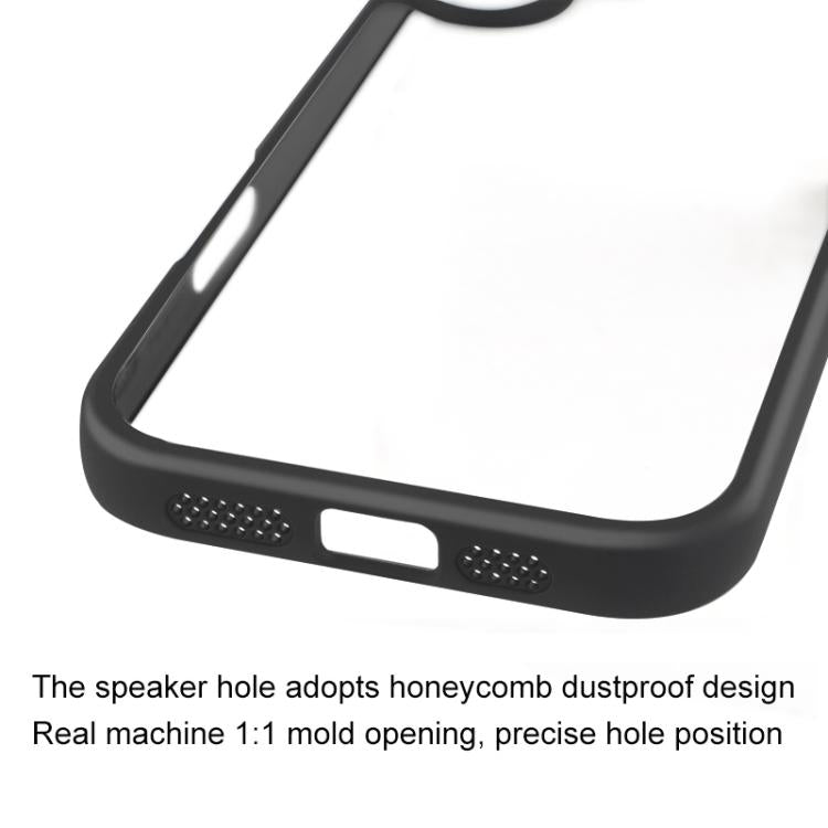 For iPhone 17 Frosted TPU + Transparent PC Phone Case(Black) - free shipping - PMc TechLife - Order now!