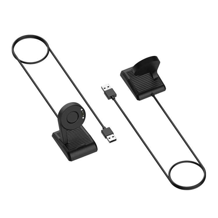 For Ticwatch Pro 5 Smart Watch USB Vertical Magnetic Charger, Lenght: 1m(Black) - Charger by PMC TechLife | Online Shopping South Africa | PMC TechLife | Buy Now Pay Later Mobicred